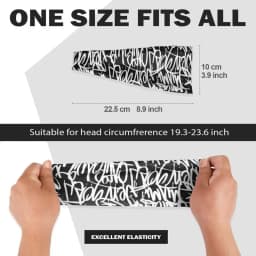 Sports Hairband Breathable Non-slip Running Cycling Wide Sweatband Men Women Sweat Absorb Elastic Gym Fitness Workout Headband
