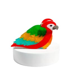 1PC Colorful Cute Simulation Parrot Shark Bird Ponytail Clip Creative Back of Head Hair Headdress for Women Girls
