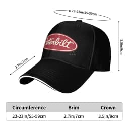 Peterbilt Truck Lightweight Unisex Baseball Cap | Ergonomic Fit UV Protection for Outdoor Travel & Daily Casual Wear
