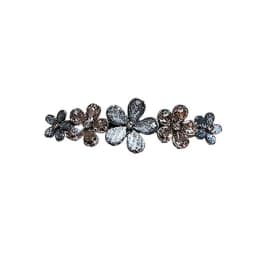 Elegant Crystal Flower Hairpin Spring Clip High-end Women's Back of Head Half-tied Hair Clip Girls Korean Style Hair Accessories