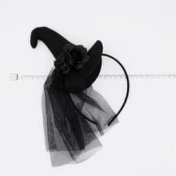 1PC Gothic Halloween Live Broadcast Hairband Women Photoshoots Hairband Witch Hat&Black Yarn Veil Headbands Black Color