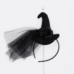 1PC Gothic Halloween Live Broadcast Hairband Women Photoshoots Hairband Witch Hat&Black Yarn Veil Headbands Black Color