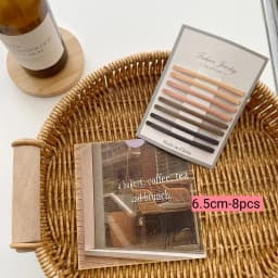 10pcs Milk Tea Color Hairpins Women Girls Matt Alloy Hair Grips Chic Gradient Invisible Bobby Pins Simple Fringe Bangs Clips