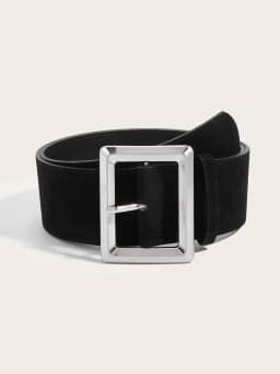 Retro American Suede Belt Premium Simple with Versatile Belt Suede Vintage Waist Seal Women