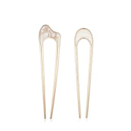 Metal U Shaped Hair Pins French Twist Hair Pin Vintage Hair Fork Pin for Women Hair Sticks for Thick Thin Hairstyles Accessories