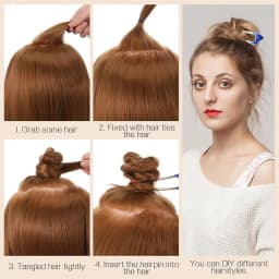 Metal U Shaped Hair Pins French Twist Hair Pin Vintage Hair Fork Pin for Women Hair Sticks for Thick Thin Hairstyles Accessories