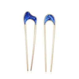 Metal U Shaped Hair Pins French Twist Hair Pin Vintage Hair Fork Pin for Women Hair Sticks for Thick Thin Hairstyles Accessories