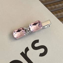 Fashion Pink Series Hair Clip New Korean Style Heart Rhinestones Side Bangs Sweet Cool Exquisite Metal Hair Clip Accessories