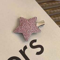 Fashion Pink Series Hair Clip New Korean Style Heart Rhinestones Side Bangs Sweet Cool Exquisite Metal Hair Clip Accessories