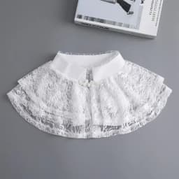 Fake Collar Women's Shirt Lace Shoulder Wraps Detachable Collars Decorative Spring Autumn Blouse Tops Shawls Dress False Collar