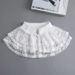 Fake Collar Women's Shirt Lace Shoulder Wraps Detachable Collars Decorative Spring Autumn Blouse Tops Shawls Dress False Collar