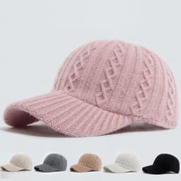 New Knitted Baseball Cap Women Fashion Men Autumn Winter Warm Hat Vintage Casual Caps For Ladies Snapback Female Adjustable