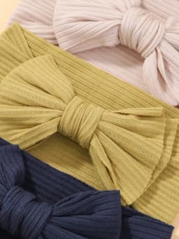 5pcs/set 0-3Y Headbands Chiffon Flower Soft Strecth Hair Band Handmade for Baby Newborns Head Tie Infants Babe Hair Accessories