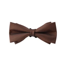 2025 Fashion Solid Brown Color Bowties For Men Elegant Luxury Black Navy Gray Bow Ties Polyester Soft Butterfly Wedding Bow Knot