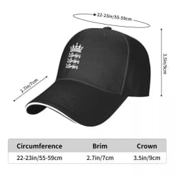 New England Cricket Team Logo Baseball Cap Snap Back Hat Sunhat Sports Caps Sun Cap Cap For Women Men's
