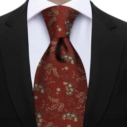 Newest Style Dropshipping Necktie Man Luxury Floral Print Business Neck Tie Performance Tie Cravat Wedding Party Necktie Gift