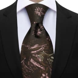 Newest Style Dropshipping Necktie Man Luxury Floral Print Business Neck Tie Performance Tie Cravat Wedding Party Necktie Gift