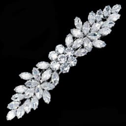 1PCS Fashion Floral Leaf Zircon Hair Clip Luxury Rhinestone Hairpin Headpiece As Gifts Trendy Party Jewelry Hair Accessories