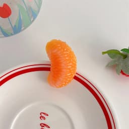 Creative Cute Simulation Orange Hair Clip Fruit Hairpin Spring Clip For Girl Hair Accessories