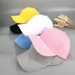 New Fashion Candy Color Kids Baseball Cap Sun Protection Boy Girls Hat Adjustable Travel Children Baseball Cap