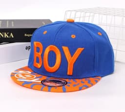 Unisex Kids Embroidered Hip Hop Snapback Cap Baby Flat Trucker Baseball Sun Hat for Girls And Boys Dancewear Accessory