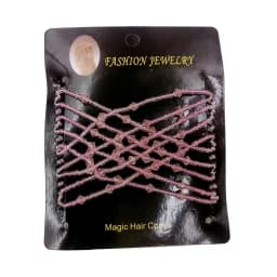 Elastic Hair Comb Womens Bead Stretchy Women Hair Combs Professional Double Magic Slide Metal Comb Hair Clip Hairpin