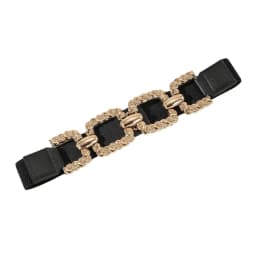 Fashion new metal thick chain belt for women wide belt with coat sweater skirt decorative elastic waist seal