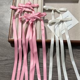 Korean Simple Bow Hairpin Sweet Ribbon Hair Clip Clamp Barrettes Bow Ponytail Tie Hairgrip Women Girls Hair Accessories Headwear