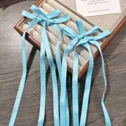 Korean Simple Bow Hairpin Sweet Ribbon Hair Clip Clamp Barrettes Bow Ponytail Tie Hairgrip Women Girls Hair Accessories Headwear
