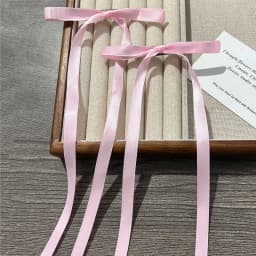 Korean Simple Bow Hairpin Sweet Ribbon Hair Clip Clamp Barrettes Bow Ponytail Tie Hairgrip Women Girls Hair Accessories Headwear