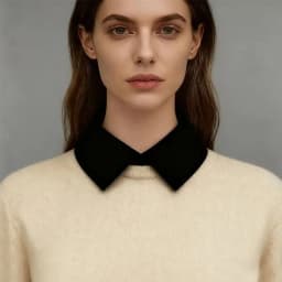 Shirt Sweater White Fake False Collar for Womens Formal Suit Neck Choker Adjustable Detachable Collar Decorative Female Necktie