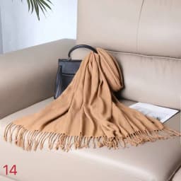Luxury Solid Winter Scarf Women Pashmina Shawls Soft Scarves Wraps Cashmere Feel Blanket Warm Stoles for Lady Outdoor Bufanda