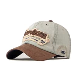New Casual Splicing Retro Baseball Caps Cotton Denim Tattered Jeans Sun Hat Sunscreen Hat Sun Cap Peaked Cap Girl