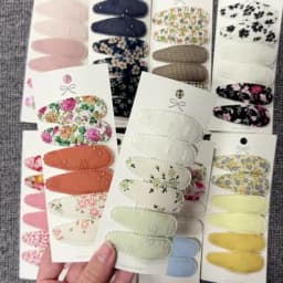 6PCS Cute Printing BB Hair Clips Fashion Handmade Crochet Girl Hair Clips Baby Hair Accessories Kids Accessories Headwear Gift