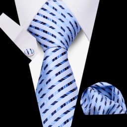 Tie Man Luxury Business Neck Tie For Mens Cufflinks Pocket Square Set 7.5cm Necktie For Wedding Party Shirts Sets White Cravats