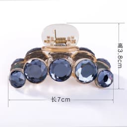 2025 New Acrylic Crystal Rhinestone Hair Claws For Women High Quality Transparent Rhinestone Women Hair Accessories Hair Clamps