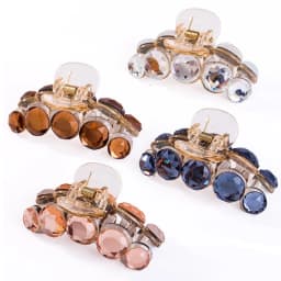 2025 New Acrylic Crystal Rhinestone Hair Claws For Women High Quality Transparent Rhinestone Women Hair Accessories Hair Clamps