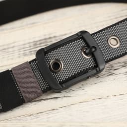 Men's canvas waistband with adjustable porous needle buckle belt, suitable for young and middle-aged casual wear, elongated Kore