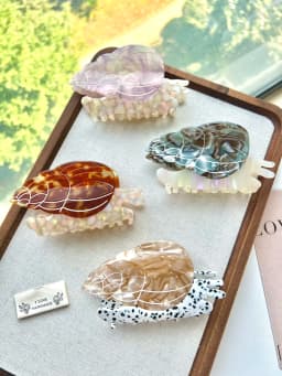Claw Hair Clips. Unique and casual summer family style. Acetate, handmade. High - quality. Fashion - trendy.