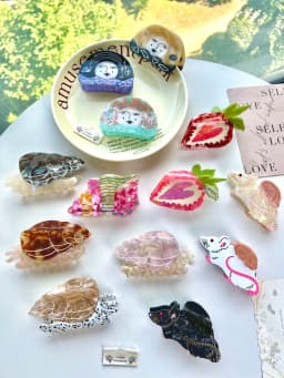 Claw Hair Clips. Unique and casual summer family style. Acetate, handmade. High - quality. Fashion - trendy.