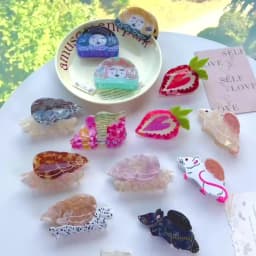 Claw Hair Clips. Unique and casual summer family style. Acetate, handmade. High - quality. Fashion - trendy.