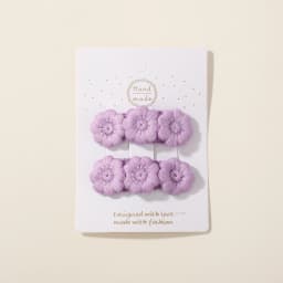 2pcs Floral Embroidery Hairpins Children Hair Clips Geometric Sweet Girls Vintage Baby Hairpins BB Barrettes  Hair Accessories
