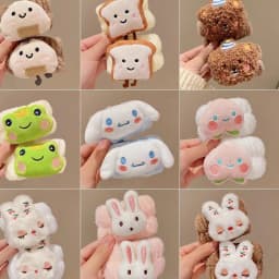 2PCS/set Cartoon Wash Face Hair Bands Cuff Waterproof Bands for Washing Face Spa Washband Microfiber Wristbands Wrist Sweatband