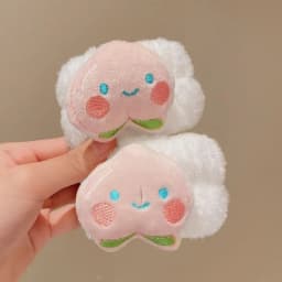 2PCS/set Cartoon Wash Face Hair Bands Cuff Waterproof Bands for Washing Face Spa Washband Microfiber Wristbands Wrist Sweatband