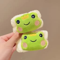 2PCS/set Cartoon Wash Face Hair Bands Cuff Waterproof Bands for Washing Face Spa Washband Microfiber Wristbands Wrist Sweatband