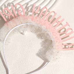 Sparkling “Birthday Girl” Headband Sequins Tulle Veil Hair Band Sweet Birthday Hair Hoop For Girls Women Party Hair Accessories