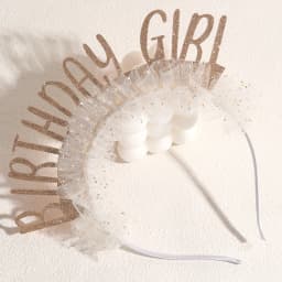 Sparkling “Birthday Girl” Headband Sequins Tulle Veil Hair Band Sweet Birthday Hair Hoop For Girls Women Party Hair Accessories