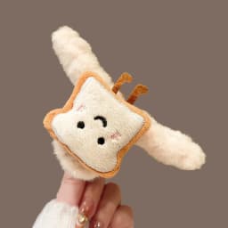 1 Pcs Ladies' Hair Grab Korean Sweet Rice Toast Kawaii Plush Versatile Hair Claws High-quality Luxury Brand Hair Accessories