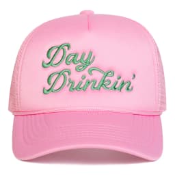 Unisex DAY DRINKIN Letter Embroidery Baseball Net Caps Spring and Summer Outdoor Adjustable Casual Hats Sunscreen Hat Sports Cap