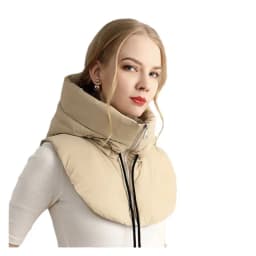 Autumn and winter designer cotton hooded fake collar fashionable simple comfortable warm windproof cold hat men and women